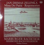 Schallplatte mit der Aufnahme der Missa Dei patris von J.D. Zelenka